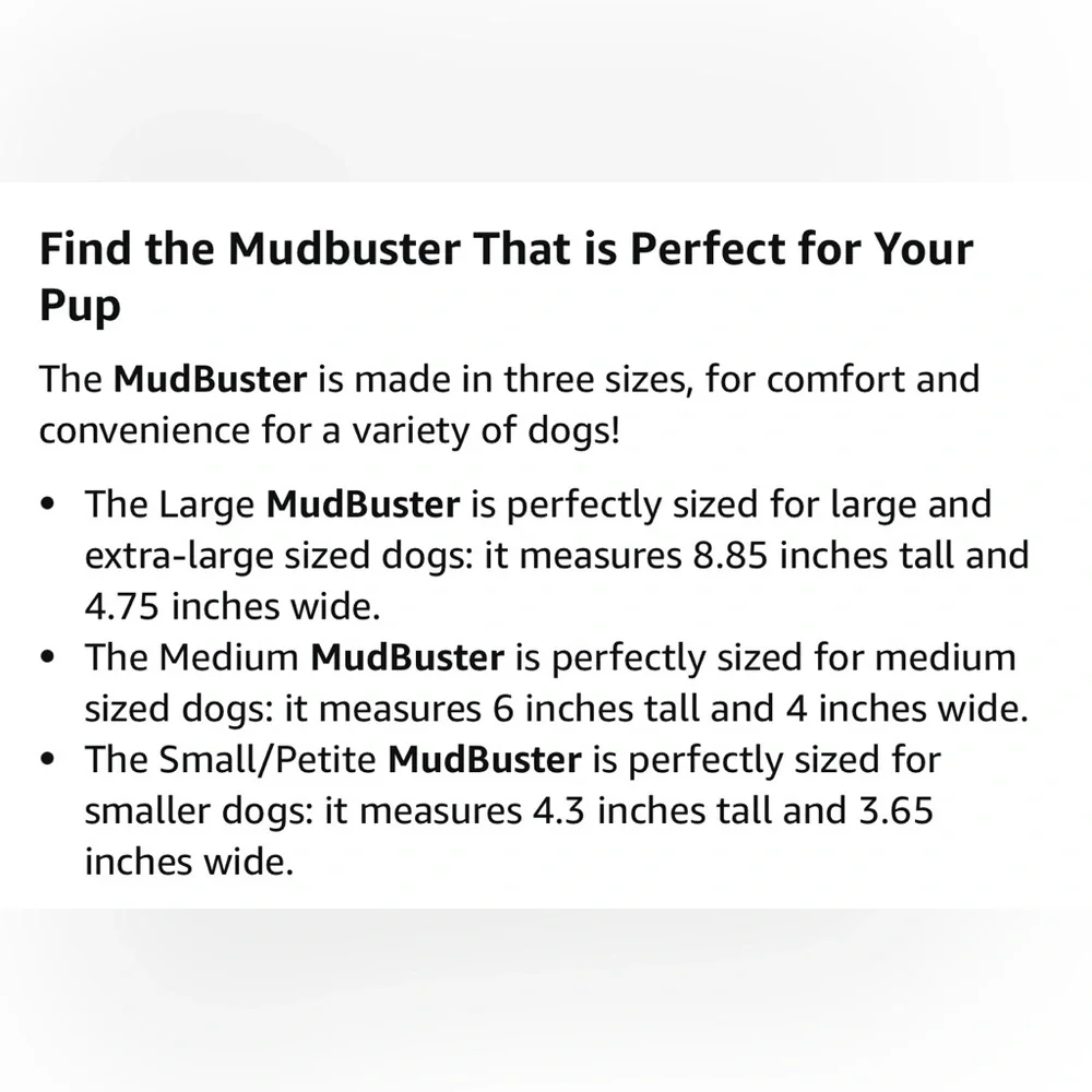 Dexas MudBuster Portable Dog Paw Cleaner - Petite